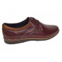 Oferta Marimea 42 Pantofi barbati casual din piele naturala Bordeaux - LGKR30GRENA